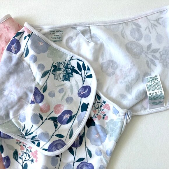 Aden and Anais Sleep Swaddle Sacks Bundle 0-3M - Picture 2 of 8